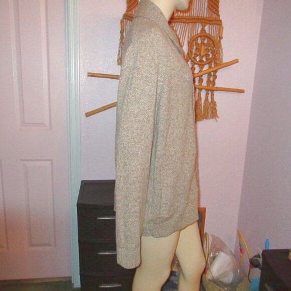 Eddie Bauer Men's Cardigan Sweater Size XL Shawl Collar Wool Bl Pockets Button - Picture 5 of 10